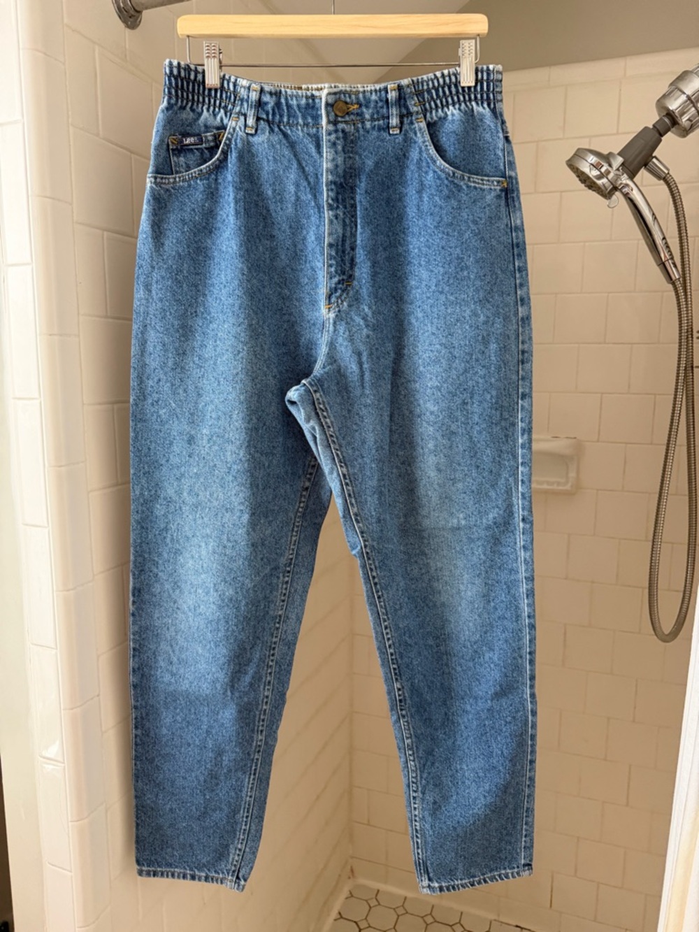 Vintage LEE 100%cotton high waist jeans